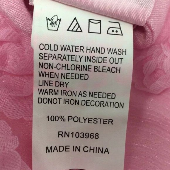 Lipstik Girls Pink Sleeveless Floral Ruffle Dress - Picture 5 of 8